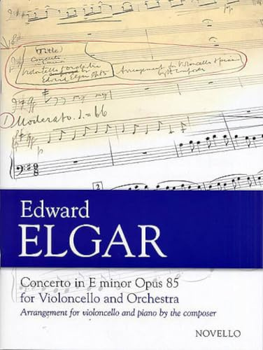 Concerto For Cello And Orchestra In E Minor Op.85. Partitur: Arrangement for violoncello and piano by the composer