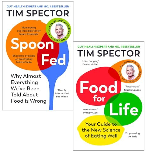 Tim Spector Collection 2 Books Set (Spoon Fed & Food for Life)