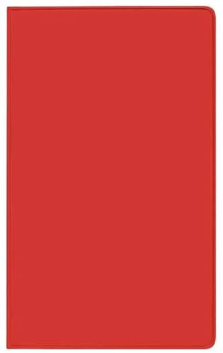 Taschenkalender Pluto geheftet PVC rot 2016