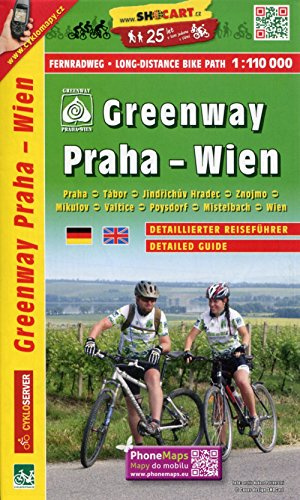 Greenway Prag - Wien (Radkarte): Shocart Radkarte