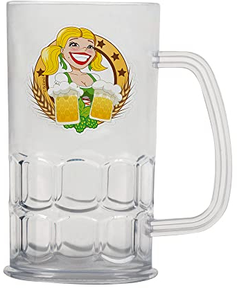 Boland Jarra de Cerveza Transparente 14 cm – Multicolor – Talla única