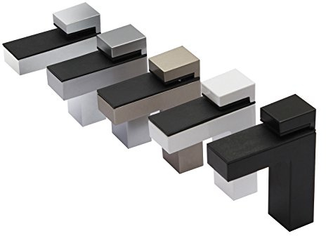 2x Regalhalter Regalträger in 2 Grössen & 5 Farben (Klein, Schwarz)