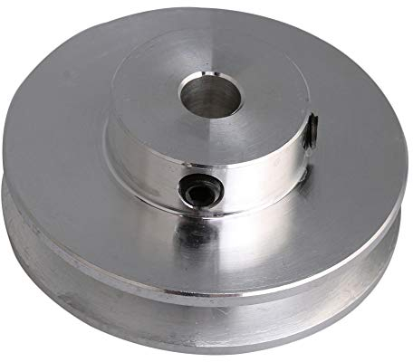 yibuy Silber Legierung One Groove Pulley für Motor Shalf rund Gürtel, 41x16x6MM/1.61x0.63x0.24 Inch ( OD x T x ID )