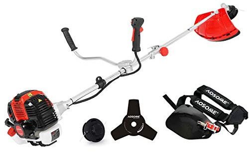 AOSOME Decespugliatore a Benzina,52CC 2.2KW 3.0HP, Tagliabordi a Scoppio Professionale