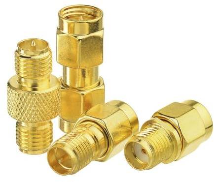 Eightwood Kit de Adaptador de Antena adaptadora WiFi SMA a RP Tipo SMA 4 para Tarjetas WiFi Tarjetas PCI inalámbricas Enrutador inalámbrico Bluetooth ZigBee