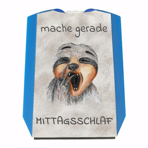 speecheese Mache gerade Mittagsschlaf Parkscheibe mit Faultier Geschenk zum 18 Geburtstag eigenes Auto Freunde über 18 erwachsen praktisch mit Eiskratzer und Wasserabstreifer Party