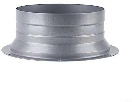HpLive Conector de brida de pared de 120 mm para tubo de ventilación, brida redonda de tubo de aluminio, conexión de manguera de ventilación, interfaz de tubo de escape