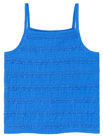 NAME IT Mädchen Nkfjerta Strap Short Top, Blau, 122-128 EU