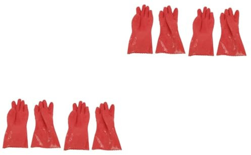 OSALADI Rosy 2 Paar Küchenhandschuhe Zum Gemüseschälen Kartoffelschälhandschuhe Gemüseschälhandschuhe Zum Schutz Einheitsgröße