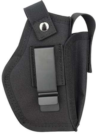 Waffenholster,Pistolenkolster,Gürtelholster,Taktische Pistolentaschen,Leder Waffenholster,Verdecktes Tragen Waffenholster mit Metallclip,für Klein und Großpistolen Rechts und Linkshänder