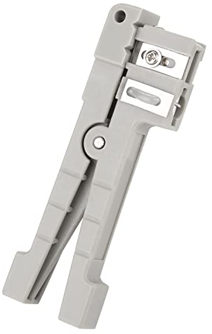 Spacnana Verstellbare Klingen, Glasfaserkabel-Abisolierer, Glasfasermantel-Abisolierer, Koaxialkabel-Abisolierwerkzeug für Glasfaser-, Twisted-Pair- und CATV-Kabel (Spacnanavh1cu24tmf-01)