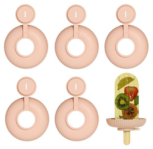 Halter Für Kinder | Gefrierschrank Creme-Halterung,5X Wiederverwendbarer Tropfschutz Aus Silikon – Praktisches Gadget Für Unterwegs, Zuhause, Outdoor & Partys
