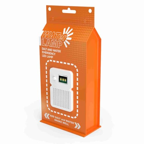 SPYMINNPOO LED -Salzwasserlicht, Tragbares, Vielseitiger Beleuchtungsmodus Langlebige Helligkeitssalzlampe mit Salzwasser Zum Campingwandern, Grün (ORANGE)