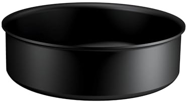 Tefal Ingenio Excellence Fusion Schmorpfanne 24 cm, stapelbar, platzsparend | Fusion Core Antihaftversiegelung, Thermo-Signal, für alle Herdarten, mühelose Reinigung, Schwarz, P0053553