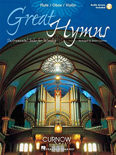 Great Hymns: Instrumental Solos for Worship [With CD (Audio)]: Flute/Oboe/violin - Grade 3-4 (FLUTE TRAVERSIE)