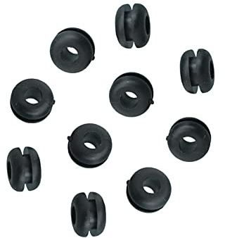 Exoda Kabeltülle 3mm offen Gummi Kabeldurchführung hitzebeständig 10 Stück