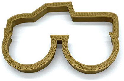Monster Truck Cookie Cutter Fondant Cake Decorating (4 inches)