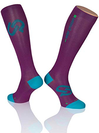 SPORT KOMPRESSIONSSTRUMPF Under Pressure ULTRALIGHT (starke Kompression: 20-22mmHg) Höchste Qualität-Made in Germany! (berry, 35-38)