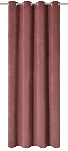 Elbersdrucke Ösenschal Cosy 14 Altrosa Blickdicht 255x140cm 201784 Vorhang für das Wohnzimmer Schlafzimmer Küche Flur Kinderzimmer