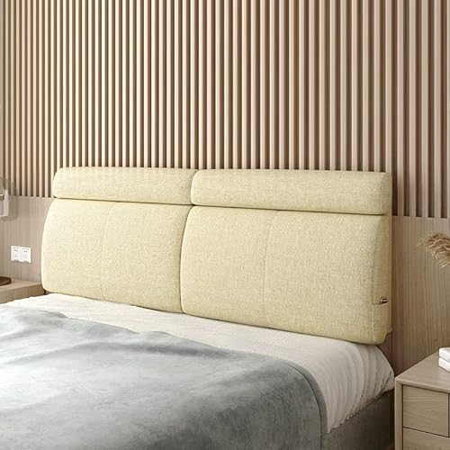 Kopfteilkissen,Wandkissen Keilkissen Große Rückenlehne Stützpolster Bettauflage Lesekissen Tagesbett Nackenrolle Lendenkissen Für Bett, Bank,B,No headboard 63/160cm