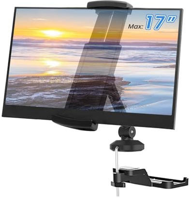 ZenCT Tablet-Halter für iPad, Tablet-Ständer für Bett oder Schreibtisch, kompatibel mit iPad Pro 12,9 und Anderen Tablets von 7 bis 17 Zoll sowie Mini-Monitor.