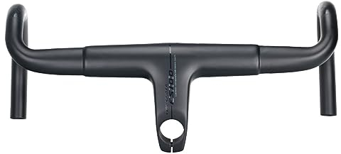 Rennrad Lenker 31.8 Kohlefaser Fahrrad Gebogen Lenkerstange Reichweite 77mm Gefälle 123mm Road Bike Drop Bar Für MTB BMX DH XC AM FR 400mm 420mm 440mm (Color : Black, Size : 440mm*80mm)