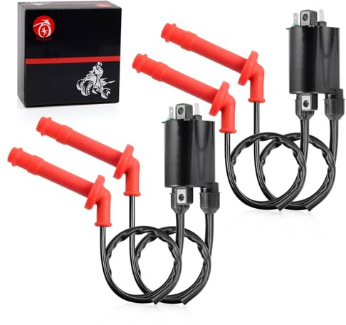2Pcs Ignition Coil Pack and Spark Plug Cap for HONDA CBR600F2 CBR600F3 CBR600SJR 1991-1998 30510-KT7-023