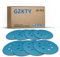 GZKTY 80pcs 125mm Sanding Discs, Hook and Loop, 8-Hole, Grit 60/80/120/150/180/240/320/400, 5 Inch Sanding Pads for Random Orbital Sander