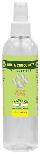 Showseason White Chocolate Dog Cologne 8.5 oz. | Dog Perfume Long-Lasting | Deodorizing Spray | Made In The USA