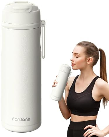 Vaso de té con infusor – Botellas aisladas portátiles de 600 ml, infusor de té, vaso de viaje, taza de frío, botella de agua con infusor para deportes al aire libre, escuela