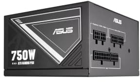 ASUS 750W-ATS Gold Gaming Netzteil | 80-Plus-Gold, Low-ESR-Elektrolytkondensatoren, Lüfter mit Doppelkugellagern, DIY-freundlicher CPU-Stromanschluss