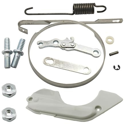 SCVYLNZ Kit de reparación de Tuercas, espárragos y Barra de Resorte de la Cubierta del Freno de Cadena, Compatible con motosierras 018, 017, MS180, MS170, MS 180 y 170.