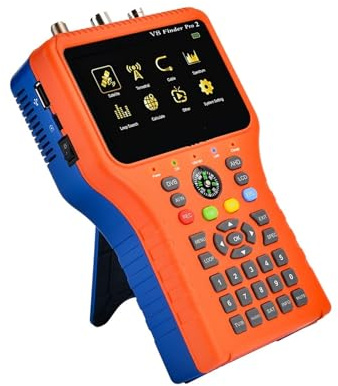 V8 Finder Pro 2 Misuratore di ricerca satellitare DVB-S2/T2/C HD digitale 1080P Facile da localizzare