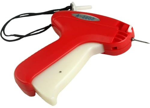 CIYODO Preisauszeichnungsgerät für Kleidung mit Komfortgriff Leichtes Etikettiergerät Ergonomische Etikettierpistole mit Nadelkappe und Trageband für Einzelhandel und Bekleidungsfabriken
