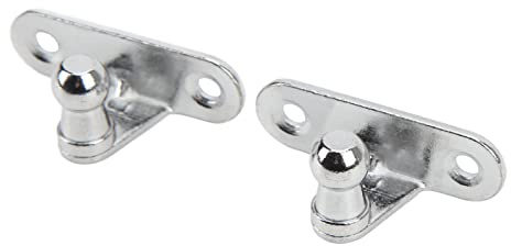 AYNEFY Staffa di Montaggio per Ammortizzatore a Gas, Struttura in Metallo, Adatta per Perno Sferico da 10 Mm per Bagagliaio Motore e SUV