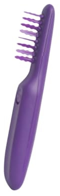 GALPADA Pettine Elettrico Anti Nodo Design a Base di Ricarica in Abs, Spazzola per Chioma Bagnati e Asciutti, Accessorio per Capelli per Stimolare la Circolazione