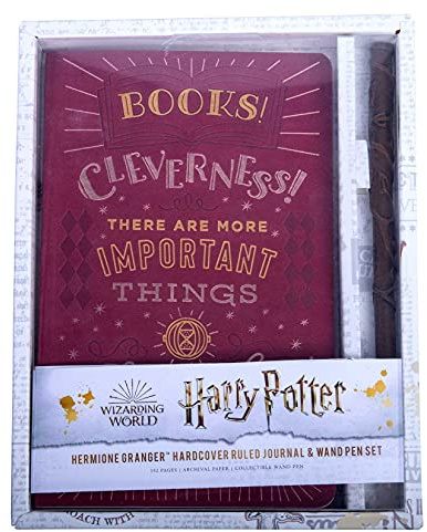 Harry Potter: Hermione Granger Hardcover Ruled Journal and Wand Pen Set: Hermione Granger Hardcover Ruled Journal & Wand Pen