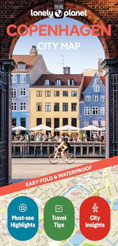 Lonely Planet Copenhagen City Map: Durable, Waterproof, Easy-Fold Planning Map with Attractions & Walking Tours (Compact City Planning Maps)