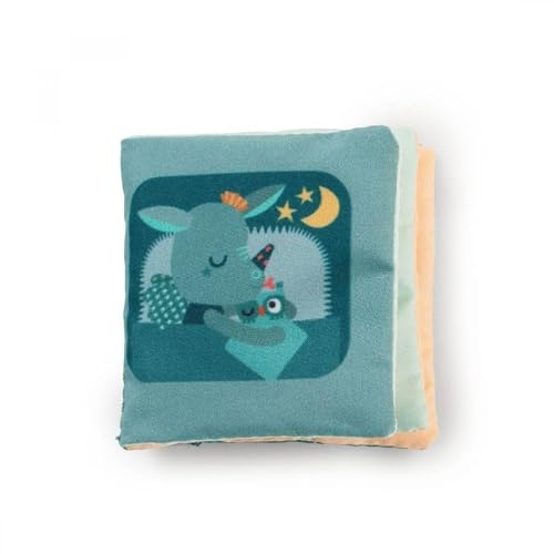 LILLIPUTIENS - Libro para Aprender a Usar el Orinal para bebés - Joe el Dragón Mago - Libro Interactivo de Tela con Peluche Incluido - Despertar y motricidad Fina - Desde 18 Meses - 83024