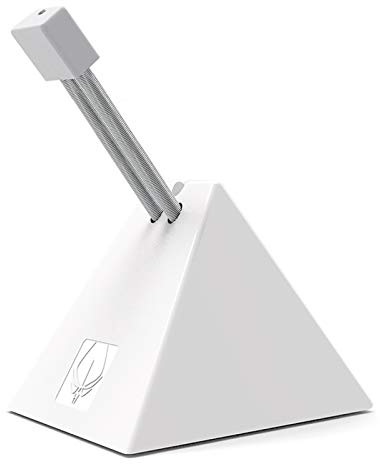 Hotline Games Mouse Bungee Mouse Cord Clip Cord Management System Fixer Holder for Esports FPS Game (3.0 White)