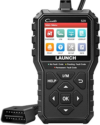 LAUNCH CR529 Scanner OBD2 Outil de Diagnostic Voiture pour Éteindre Le Voyant du Moteur de Contrôle, Réussir Le Test d'Émission, Lecteur de Code Version Avancée de CR319 avec AutoVin, DTC Lookup