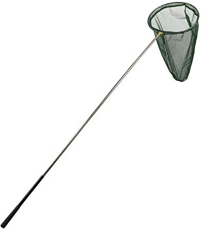 Professional Insect and Butterfly Net with 14 Ring, 26 Net Depth, 59 Telescopic Handle Full Extends to 73 Stainless Lockable (73 Long, Green)