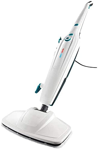Aspiradora trapeador vapor Todo en uno Aspirador compacto en seco húmedo sin bolsa cable filtración HEPA Rebobinado mango cómodo Aspirador vertical vapor pisos baldosas madera dura Hogar oficina
