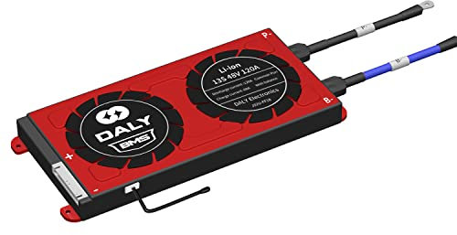 Daly BMS 13S Li-Ion 48V 120A, Placa Protección, para Bateria 18650, Bateria Litio 3.7v, con Equilibrio, NTC, Sobredescarga, Sobrecorriente, para Coche Eléctrico, Coche Turístico
