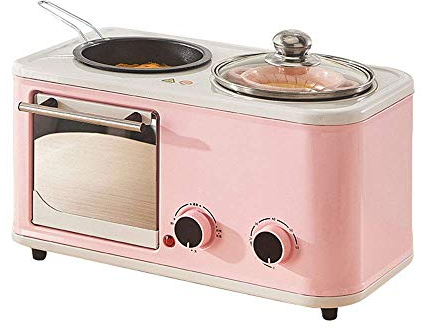 Macchina per la Colazione Multifunzionale Macchina per la Colazione Multifunzione - Tre in Uno per tostatura fritta Macchina per Il Pane Domestico Elettrodomestici Automatici, Resi