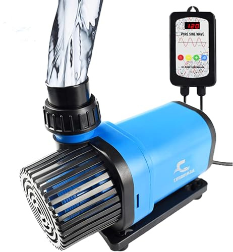 CONQUERALL 1580GPH 30W 16.0ft DC Steuerbare Pumpe CHS-6000 Langlebige Pumpe Wave Submersible und Inline für Marine Coral Reef Tank Sump Zirkulation
