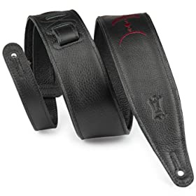 Levy's Leathers Garment Leder Gitarrengurt mit Stickerei Moon Phases