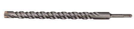WZFC 350mm Long Masonry Drill SDS Plus Shank For Electric Hammer Tungsten Carbide Cross-Tip Round,18mm