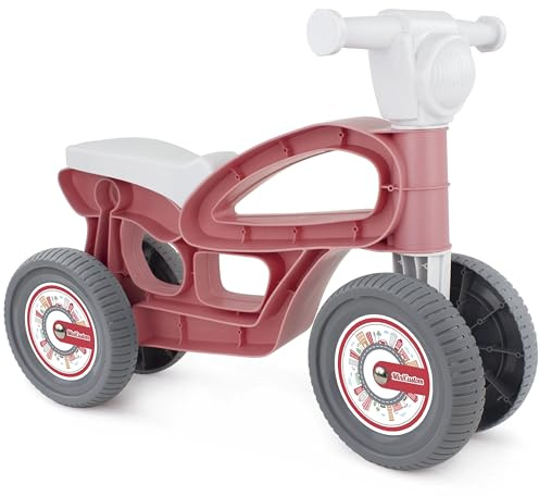 Chicos - Custom Coral tragbares Mini-Motorrad mit Vier Rädern für mehr Stabilität | Kindermotorrad für Kinder ab 1 Jahr | Stabil, leicht und langlebig | Spielzeugmotorrad, Koralle (36014)