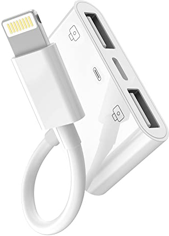 Adaptador USB para iPhone Lightning Carga Cable Jack A OTG 3.0 Lector para Apple MFI Certified Memoria USB-A SD Card Reader iPad Teclado Ratón Cámara Transferir Teléfono Stick ip-2USB